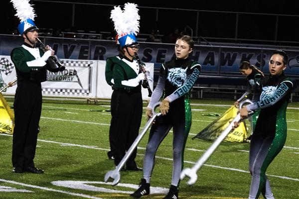 Arundel High School Marching Band Performing
